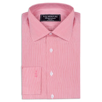 Bespoke - Red & White Hairline Striped Shirt