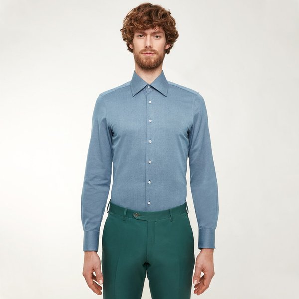 Bespoke - Blue Denim Shirt