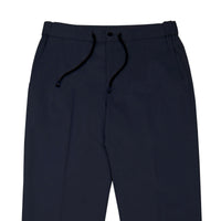 Midnight Blue Tailored Drawstring Chino
